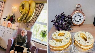 Resident celebrates 90th birthday at Pontefract care home
